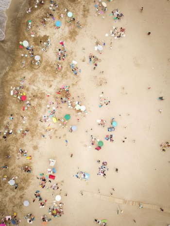 aerial photography of people on beach aerial photography of people on beach