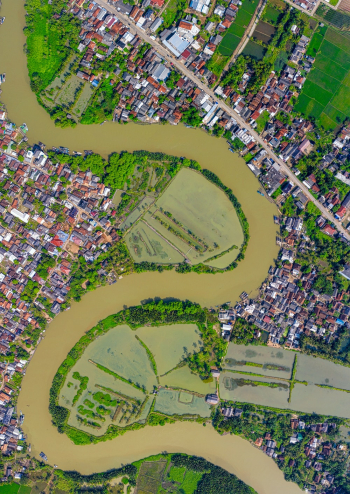 Aerial Photography Of River Aerial Photography Of River