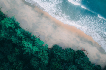 Aerial Shot Of Beach Aerial Shot Of Beach