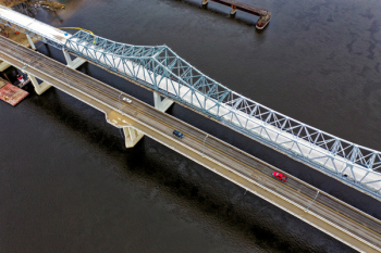 Aerial Shot Of Bridge Aerial Shot Of Bridge