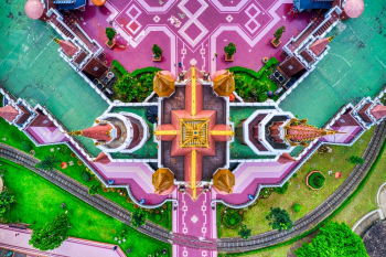 Aerial Shot Of Castle Aerial Shot Of Castle