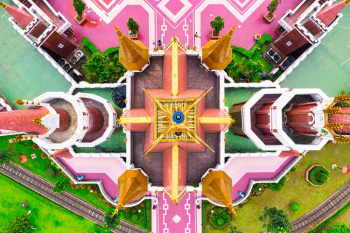 Aerial Shot Of Castle Aerial Shot Of Castle