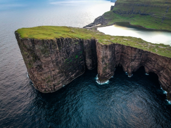 Aerial Shot Of Cliff Aerial Shot Of Cliff
