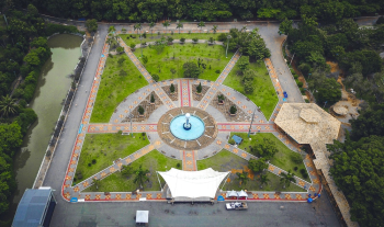 Aerial Shot Of Park Aerial Shot Of Park