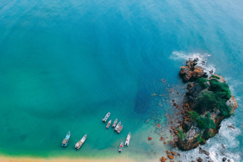 Aerial Shot Of Sea Aerial Shot Of Sea