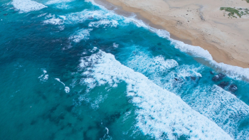 Aerial Shot Of Shore Aerial Shot Of Shore