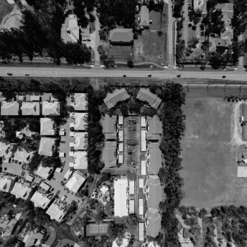 Aerial Shot Of Town Aerial Shot Of Town