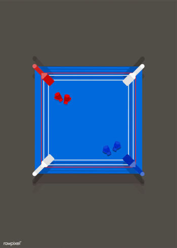 Aerial view of a boxing ring | Free stock vector - 449825 Aerial view of a boxing ring | Free stock vector - 449825
