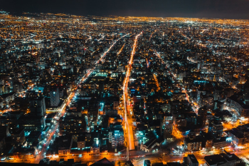 Aerial View Of City Aerial View Of City