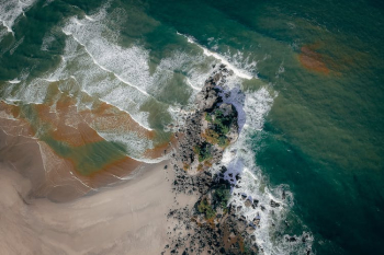 Aerial View of Coastline