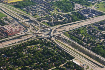 aerial view of expressway aerial view of expressway