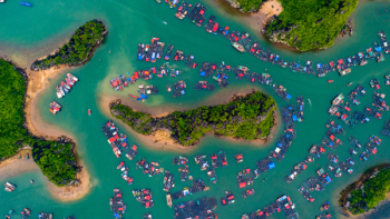Aerial View of Island Aerial View of Island