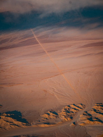Aerial View on Desert Mountains at Sunset · Free Stock Photo Aerial View on Desert Mountains at Sunset · Free Stock Photo