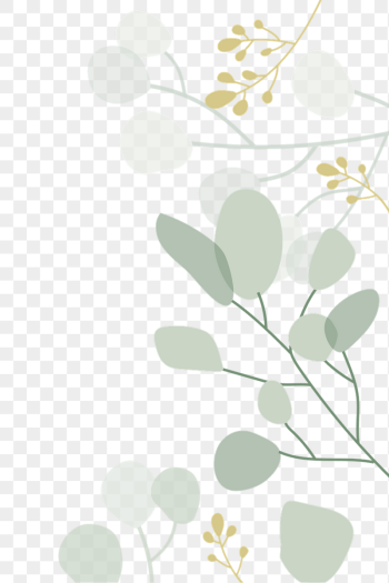 Aesthetic botanical png border, transparent | Free PNG - rawpixel