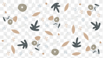 Aesthetic botanical png pattern, transparent | Free PNG - rawpixel