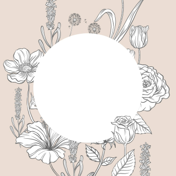 Aesthetic flower frame background, vintage | Free PSD - rawpixel Aesthetic flower frame background, vintage | Free PSD - rawpixel