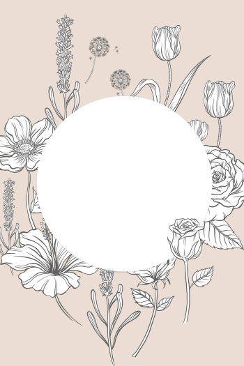 Aesthetic flower frame background, vintage | Free Vector - rawpixel Aesthetic flower frame background, vintage | Free Vector - rawpixel