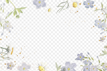 Aesthetic flower png frame, transparent | Free PNG - rawpixel