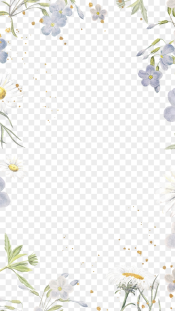 Aesthetic flower png frame, transparent | Free PNG - rawpixel