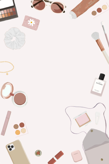 Aesthetic frame background, feminine makeup | Free Vector - rawpixel Aesthetic frame background, feminine makeup | Free Vector - rawpixel