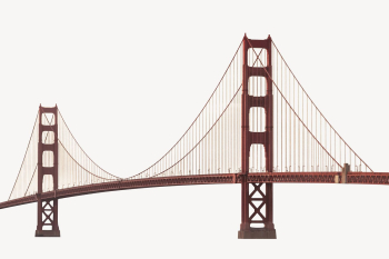 Aesthetic Golden Gate Bridge clipart, | Free PSD - rawpixel Aesthetic Golden Gate Bridge clipart, | Free PSD - rawpixel