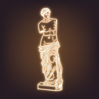 Aesthetic Greek goddess statue neon | Free Vector - rawpixel Aesthetic Greek goddess statue neon | Free Vector - rawpixel