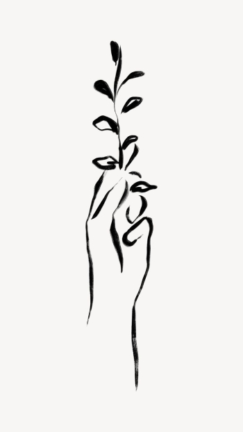 Aesthetic hand collage element, drawing | Free Photo - rawpixel