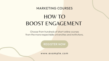 Aesthetic marketing course template, ad | Free PSD Template - rawpixel Aesthetic marketing course template, ad | Free PSD Template - rawpixel