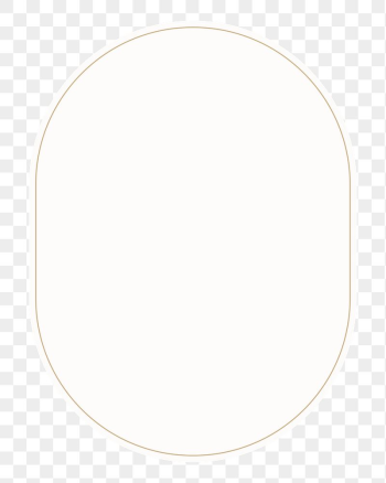 Aesthetic oval png frame sticker, | Free PNG - rawpixel