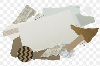 Aesthetic paper craft png frame | Free PNG - rawpixel