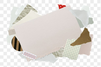 Aesthetic paper craft png frame | Free PNG - rawpixel