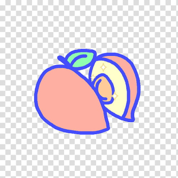 Aesthetic, pink fruit sticker transparent background PNG clipart Aesthetic, pink fruit sticker transparent background PNG clipart