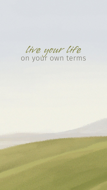 Aesthetic quote iPhone wallpaper, scenic | Free Photo - rawpixel