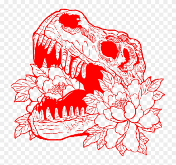 Aesthetic Red Skull Skeleton Flower Flowers Rose Roses - Rose Aesthetic Red Skull Skeleton Flower Flowers Rose Roses - Rose