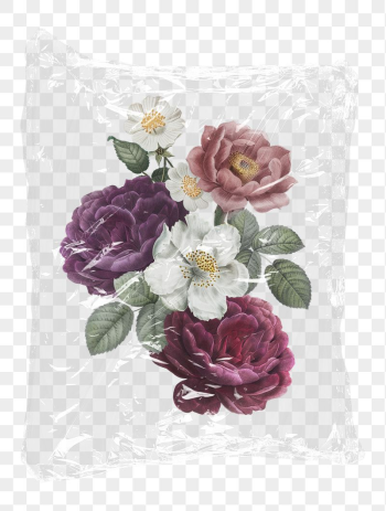 Aesthetic roses png flower plastic | Free PNG - rawpixel