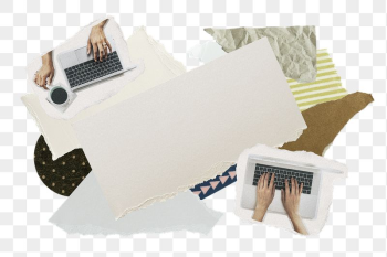 Aesthetic WFH png frame, paper | Free PNG - rawpixel