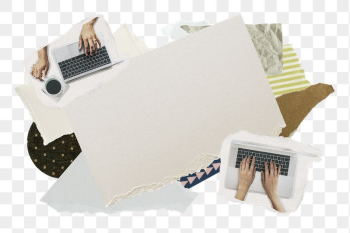 Aesthetic WFH png frame, paper | Free PNG - rawpixel