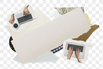 Aesthetic WFH png frame, paper | Free PNG - rawpixel