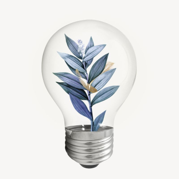 Aesthetic winter leaf bulb, botanical | Free PSD - rawpixel Aesthetic winter leaf bulb, botanical | Free PSD - rawpixel