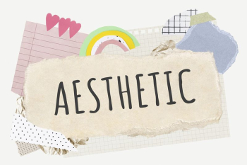 Aesthetic word typography, cute paper | Free PSD - rawpixel Aesthetic word typography, cute paper | Free PSD - rawpixel