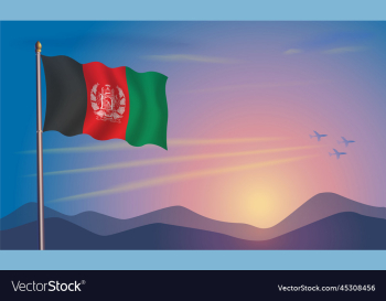 afghanistan flag in the morning sun afghanistan flag in the morning sun