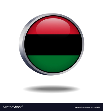 african american flag button african american flag button