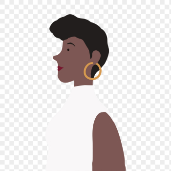 African American woman png sticker, | Free PNG Illustration - rawpixel