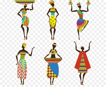 African art Clip art - African woman design vector material download 