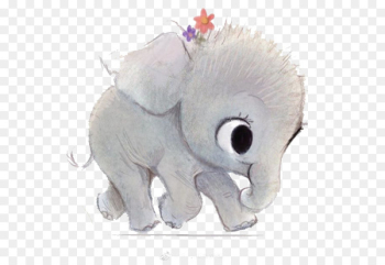 African elephant Indian elephant Illustrator Illustration - Watercolor elephant 