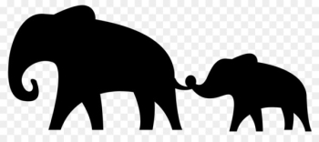African elephant Silhouette Clip art - Elephant silhouette African elephant Silhouette Clip art - Elephant silhouette