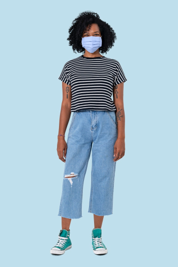 African woman wearing face mask in the new… | Free stock photo | High Resolution image
