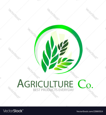 Agriculture comapny logo vector image Agriculture comapny logo vector image