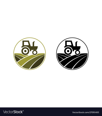Agriculture firm logo vector image Agriculture firm logo vector image