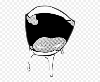 Ahegao Cutout Transparent Trash Otaku Drooling - Chair Ahegao Cutout Transparent Trash Otaku Drooling - Chair